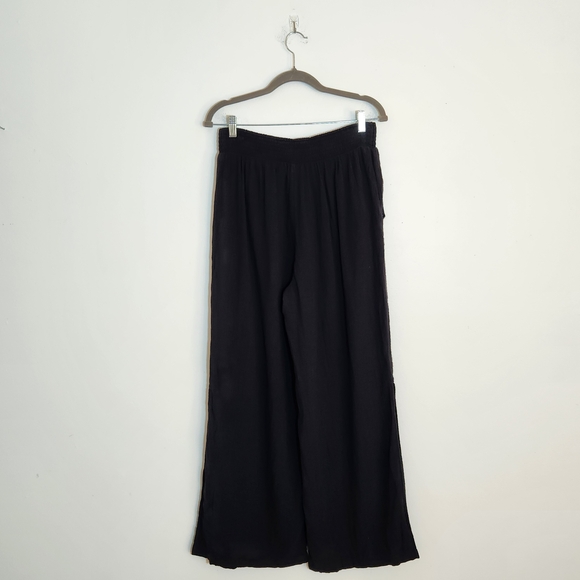 Aerie Black Wide Leg Pants Size Large NWT - Picture 4 of 12